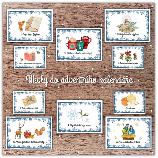 Úkoly do adventního kalendáře