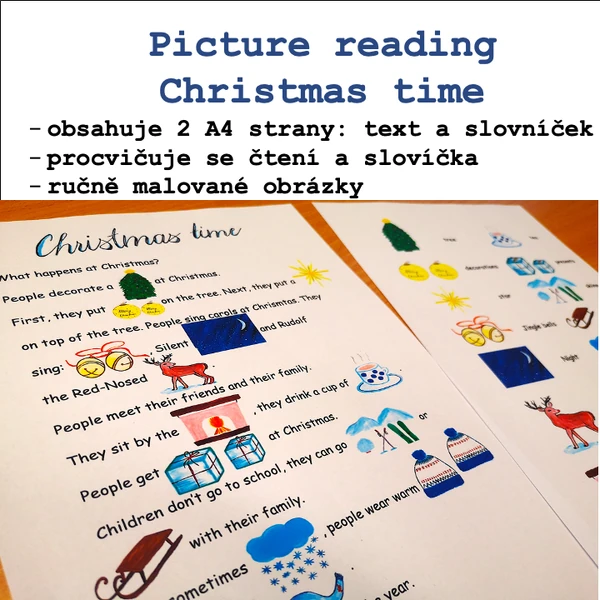 Picture reading Christmas time