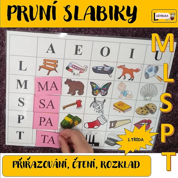 První slabiky - čtení 