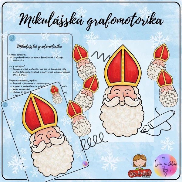 Mikulášská grafomotorika, Mikuláš - grafomotorika