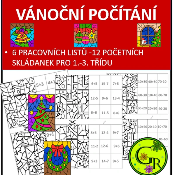 VÁNOČNÍ POČÍTÁNÍ pro 1.-3. třídu