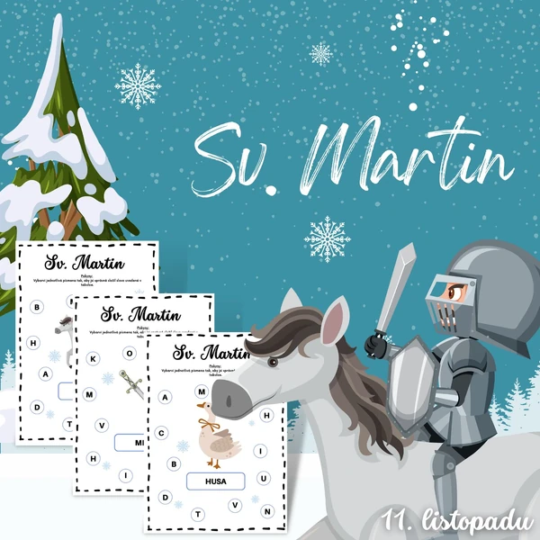 Sv. Martin - hry s písmeny