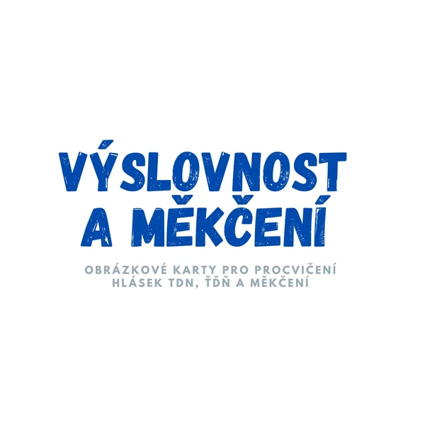 Hlásky TDN + ŤĎŇ - výslovnost 