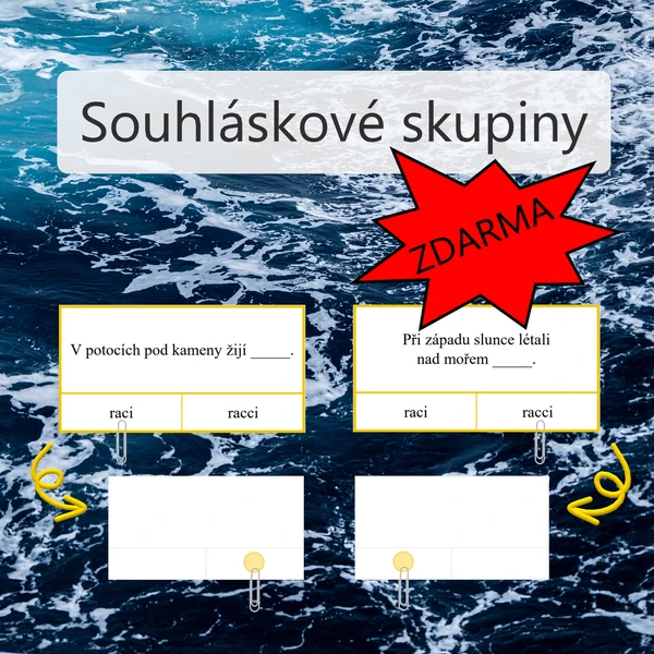 Souhláskové skupiny s kolíčky