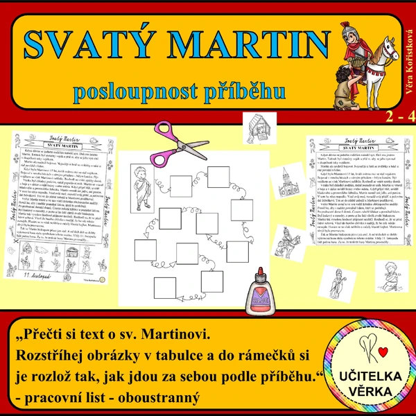 SVATÝ MARTIN – posloupnost příběhu