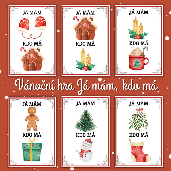 Vánoční hra Já mám, kdo má