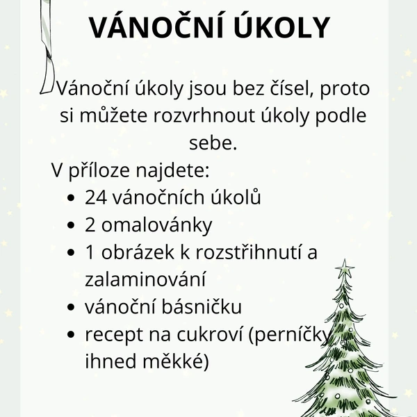 Vánoční úkoly