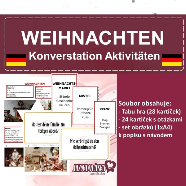 Weihnachten Konversation Aktivitäten