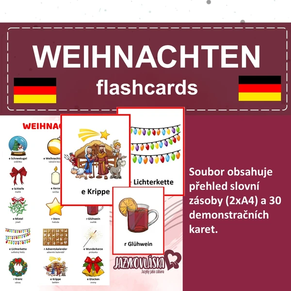 Weihnachten flashcards