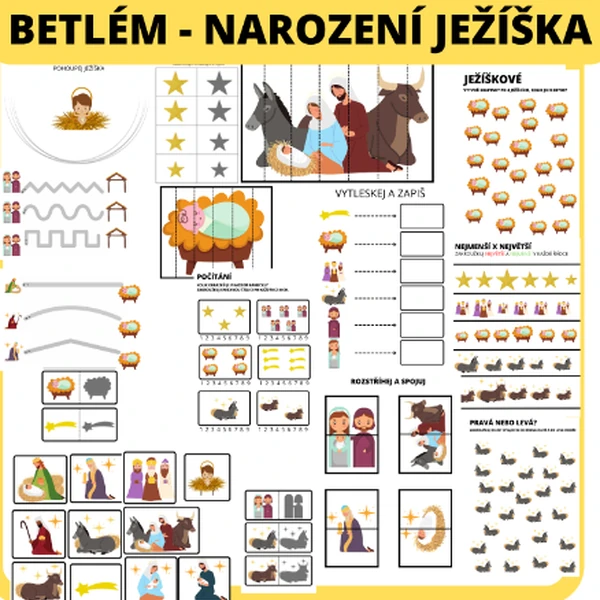 BETLÉM - NAROZENÍ JEŽÍŠKA