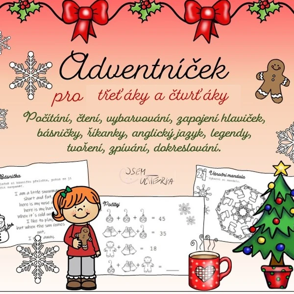 Adventníček - knížka s úkoly na každý den