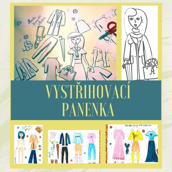 Svět papírových panenek - vystřihovací panenka