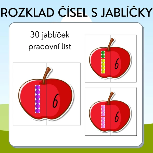 Rozklad čísel s jablíčky