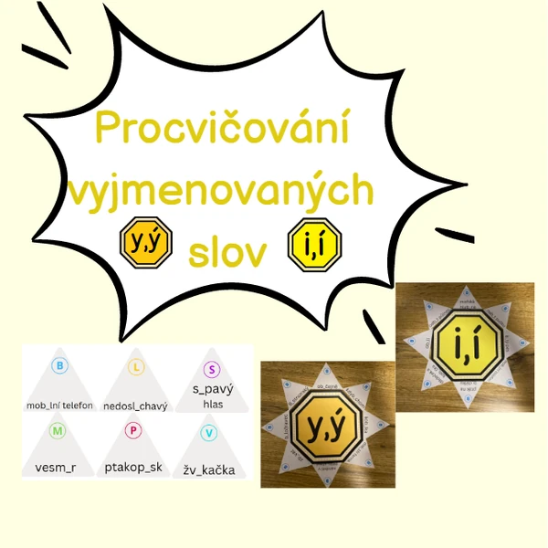 Vyjmenovaná slova - přiřazování 