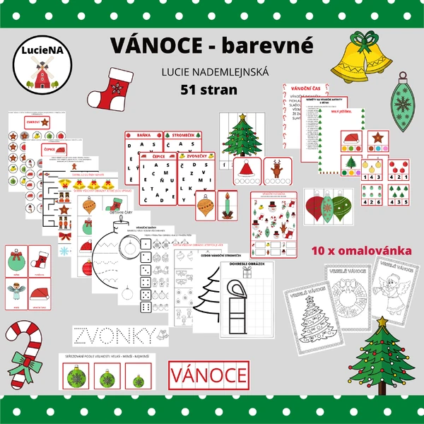 VÁNOCE barevné