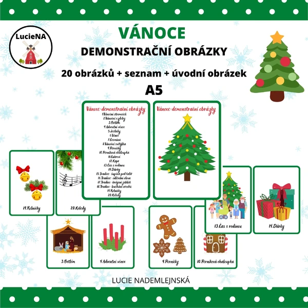 Vánoce - demonstrační obrázky