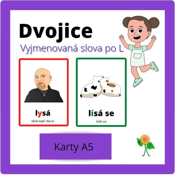 Dvojice - vyjmenovaná slova po L