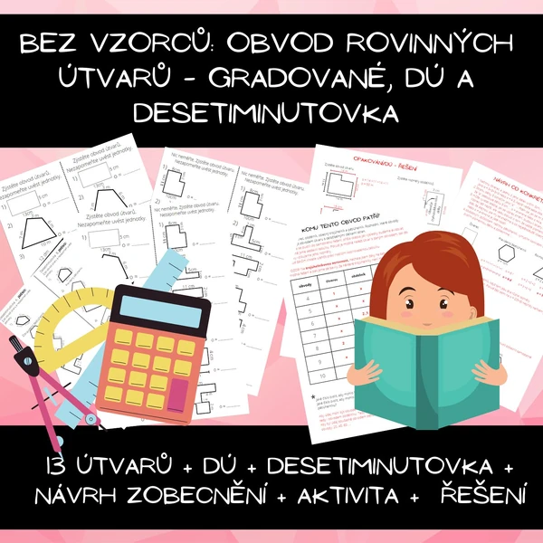 Bez vzorců: obvod rovinných útvarů