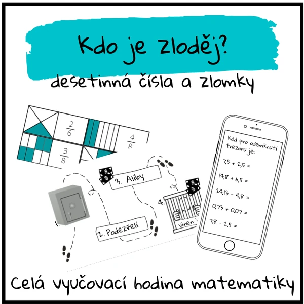 Detektivní případ - zlomky a desetinná čísla