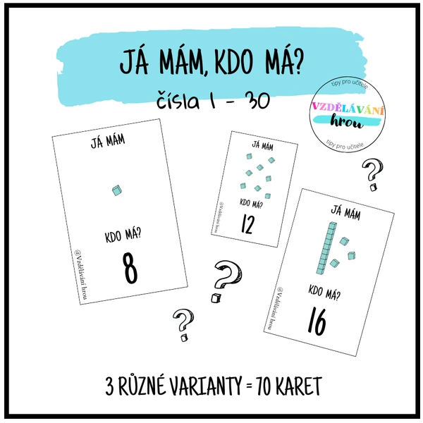 Já mám, kdo má?  - čísla 1 - 30