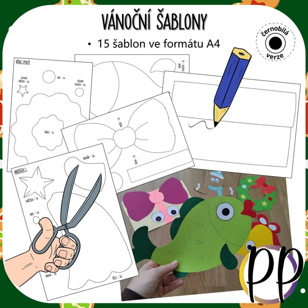 Vánoční šablony (výzdoba)