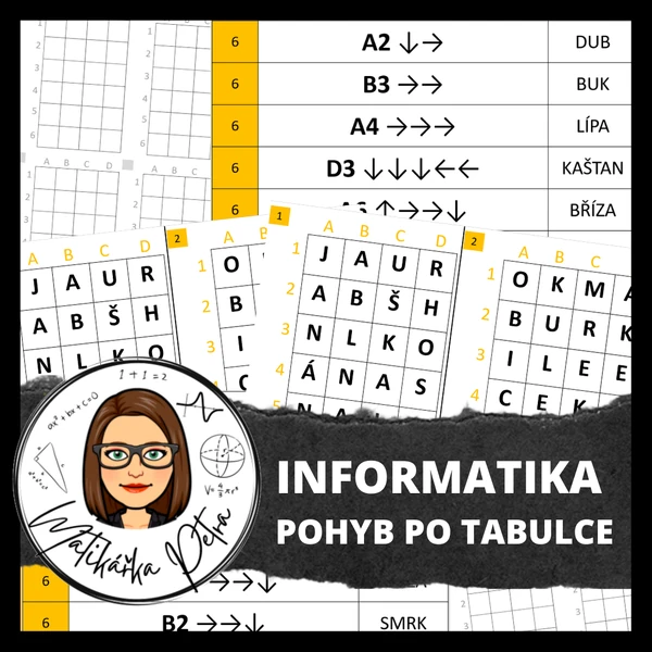INFORMATIKA - POHYB PO TABULCE