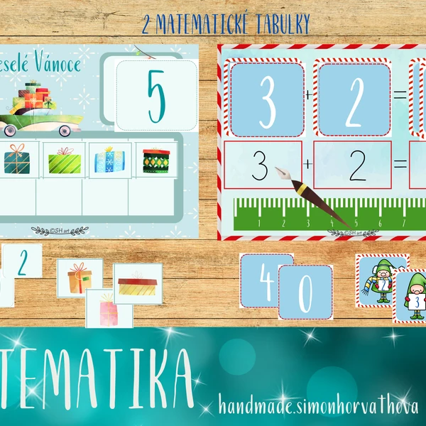 Matematika do 10, Zima, Vánoce