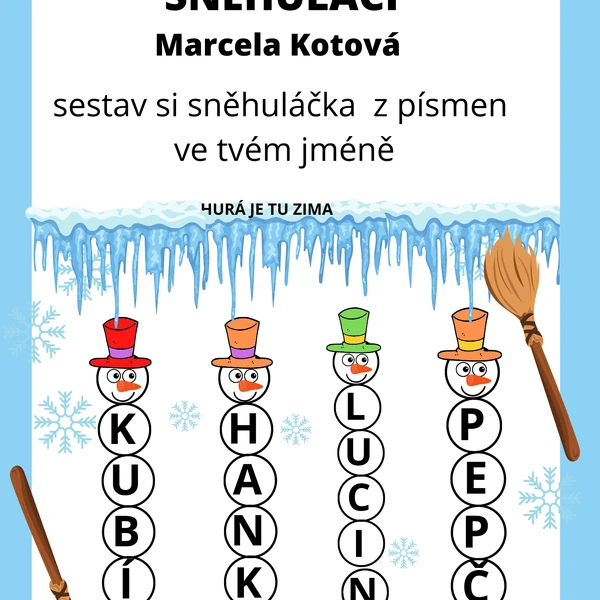 SNĚHULÁCI-jména