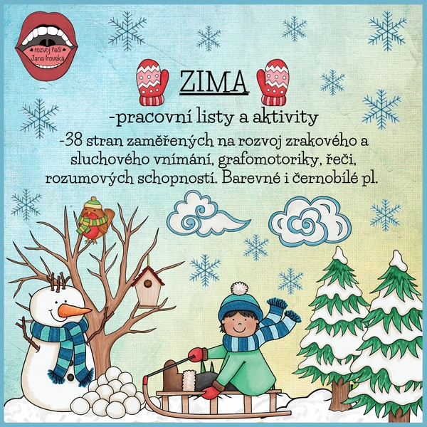 ZIMA: pracovní listy a aktivity