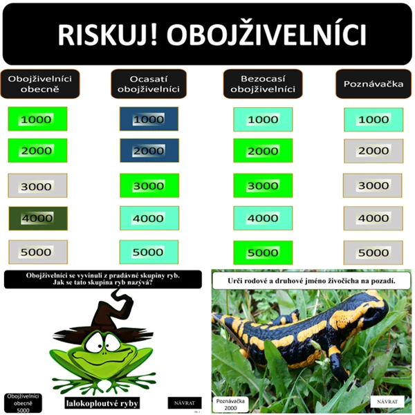 RISKUJ! Obojživelníci