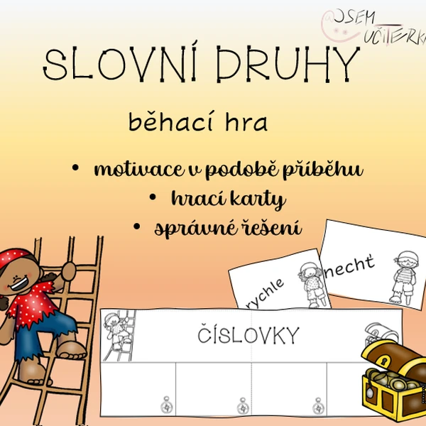 Slovní druhy - běhačka. 