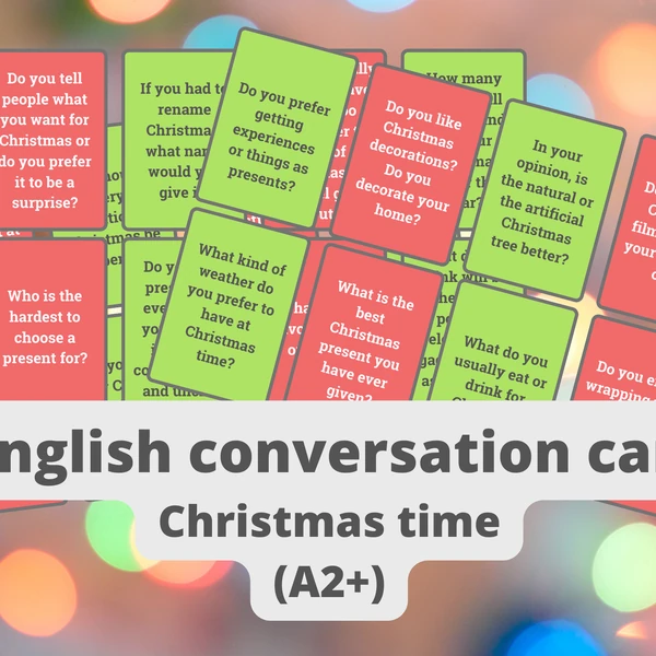 Christmas conversation cards