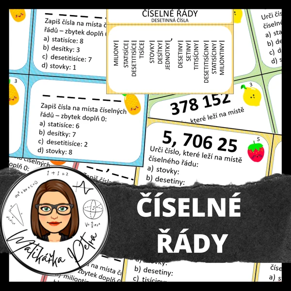 ČÍSELNÉ ŘÁDY