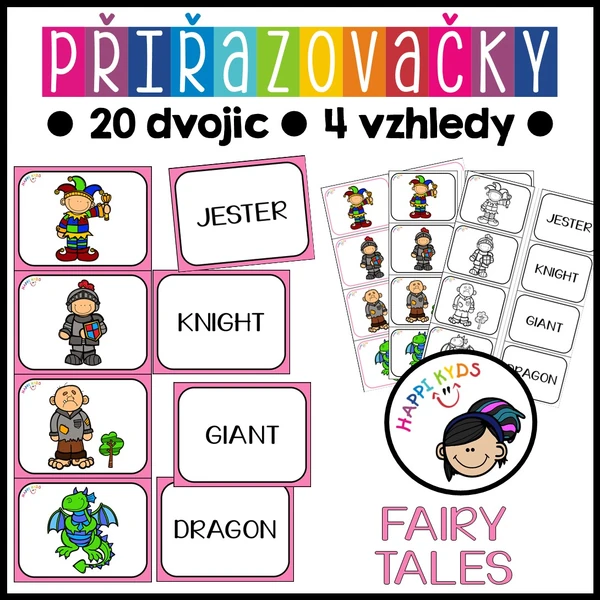 Přiřazovačky - FAIRY TALES