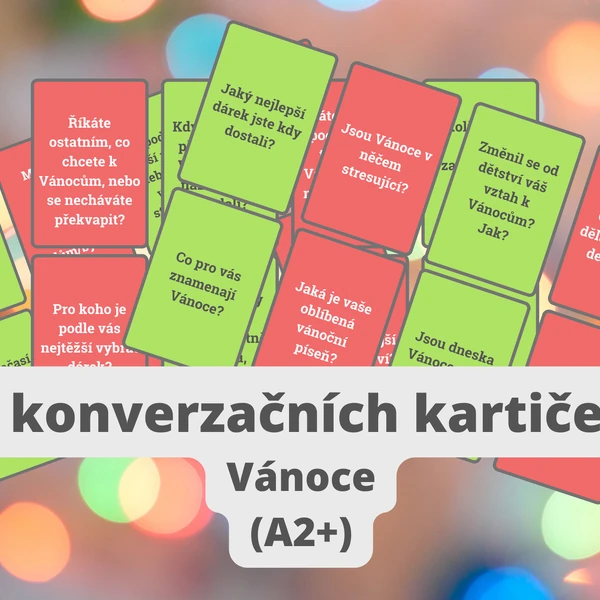 Čeština pro cizince: Vánoční konverzační karty