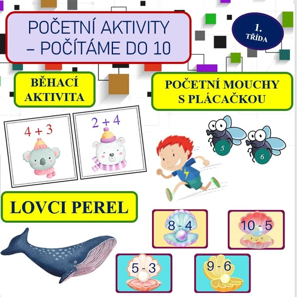 3 AKTIVITY DO MATEMATIKY - POČÍTÁME DO 10