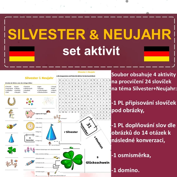 Silvester und Neujahr set aktivit