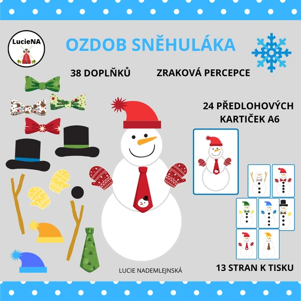 OZDOB SNĚHULÁKA