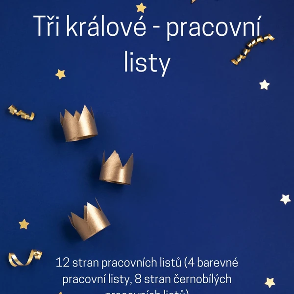 Tři králové - pracovní listy