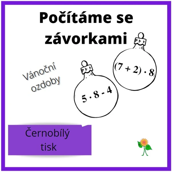 Vánoce - počítání se závorkami
