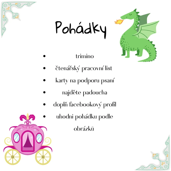 Literární výchova - pohádky