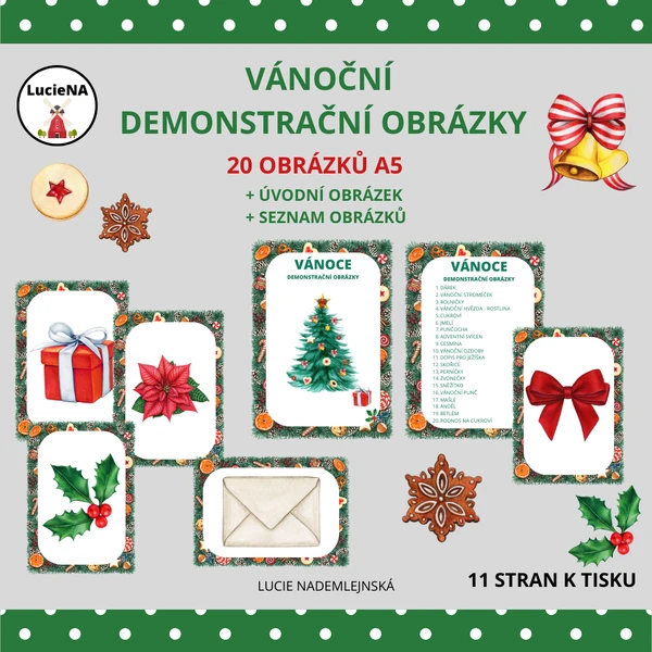 VÁNOČNÍ DEMONSTRAČNÍ OBRÁZKY