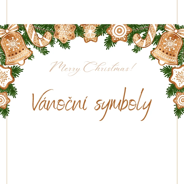 Výukové karty "VÁNOČNÍ SYMBOLY"