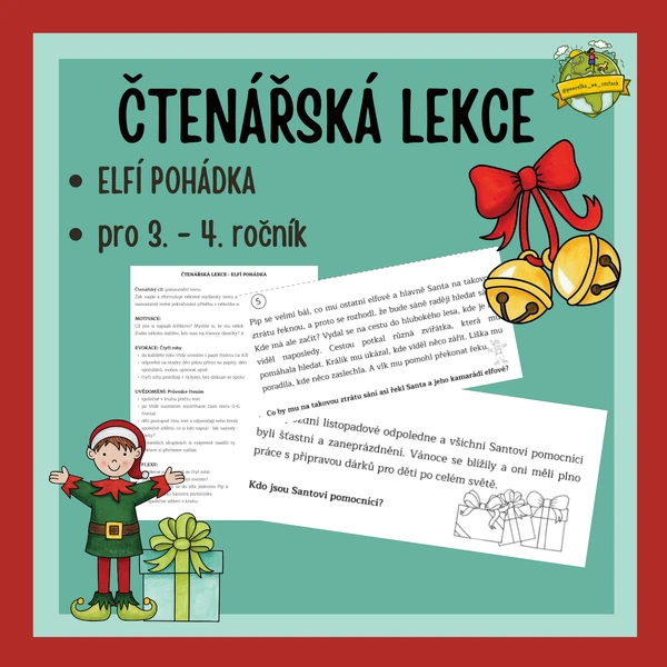 Elfí pohádka - čtenářská lekce