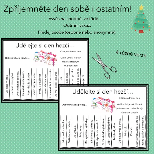 Pro hezčí den. 