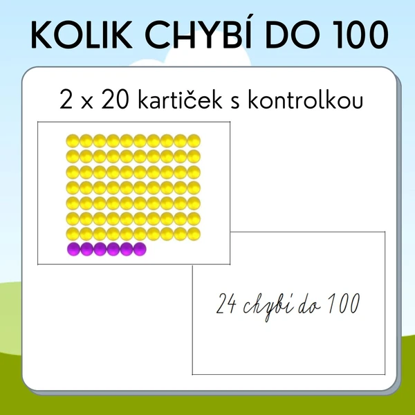 Kolik chybí do 100