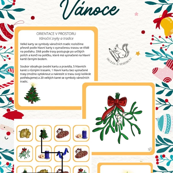Orientace v prostoru - vánoční