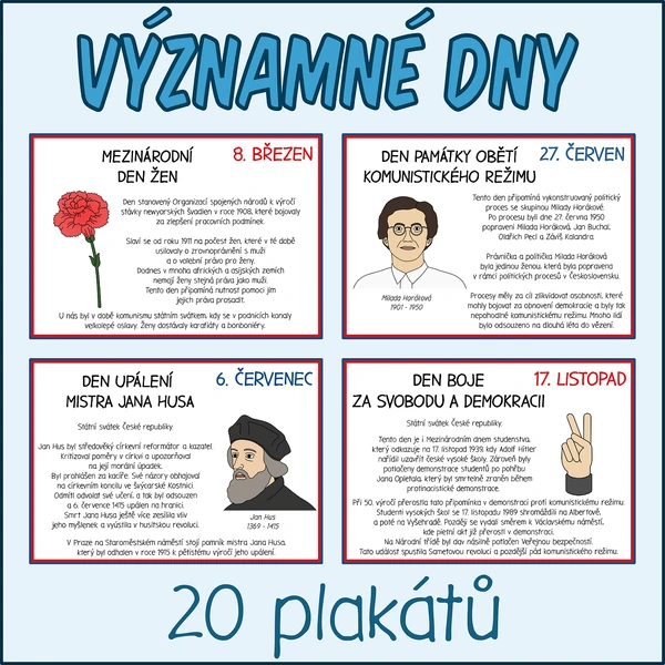 Významné dny - Plakáty