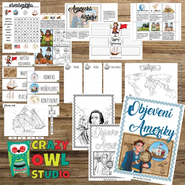 Lapbook OBJEVENÍ AMERIKY