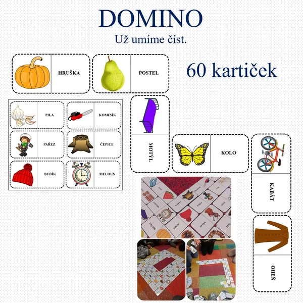 Už umíme číst - DOMINO